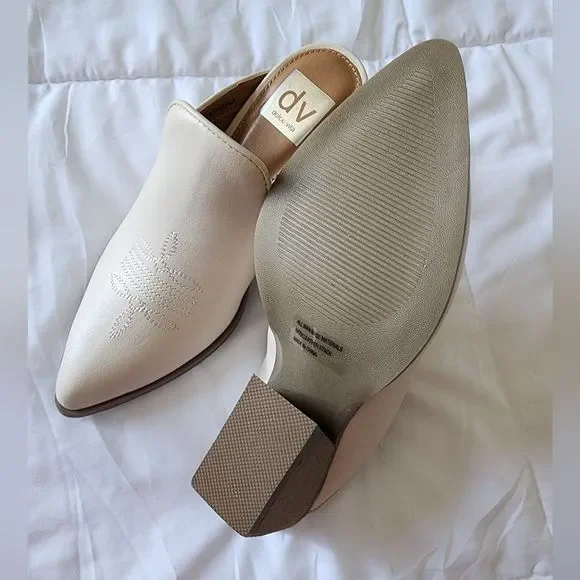 NEW Dv Dolce Vita Kandala Western Mule Boots 6M - Picture 3 of 5